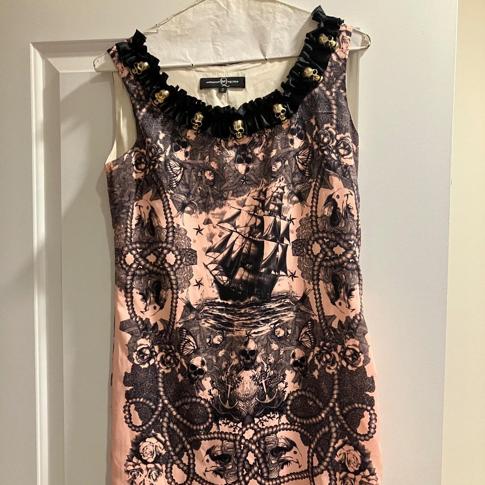 Alexander Mcqueen (possibly McQ?) Skull Sailor Dress